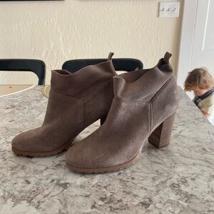 Suede Booties